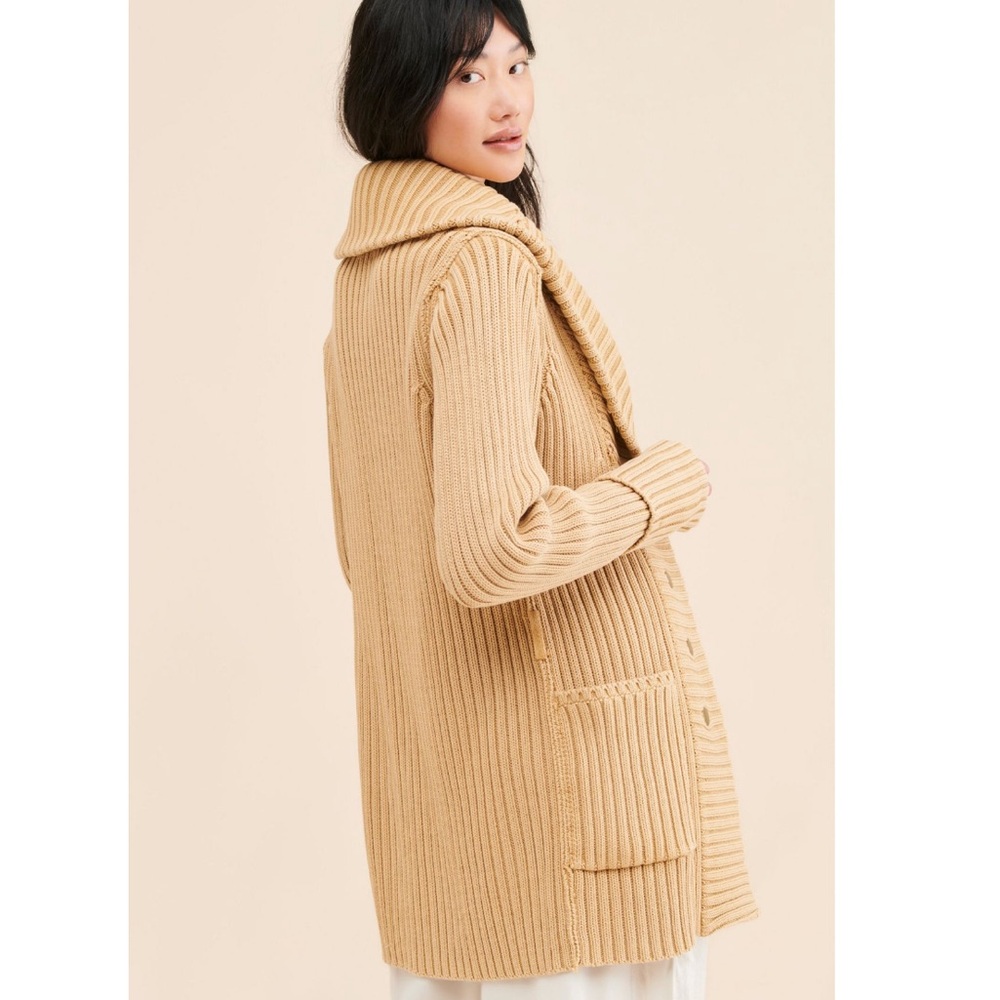 5046. Free People Ryanne Long Haul Cardigan - Picture 4 of 8
